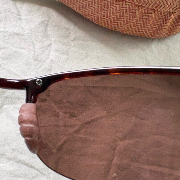 Maui Jim Makaha H405-10 Sunglasses Tortoise Rimless Polarized Sport Japan - Picture 13 of 15